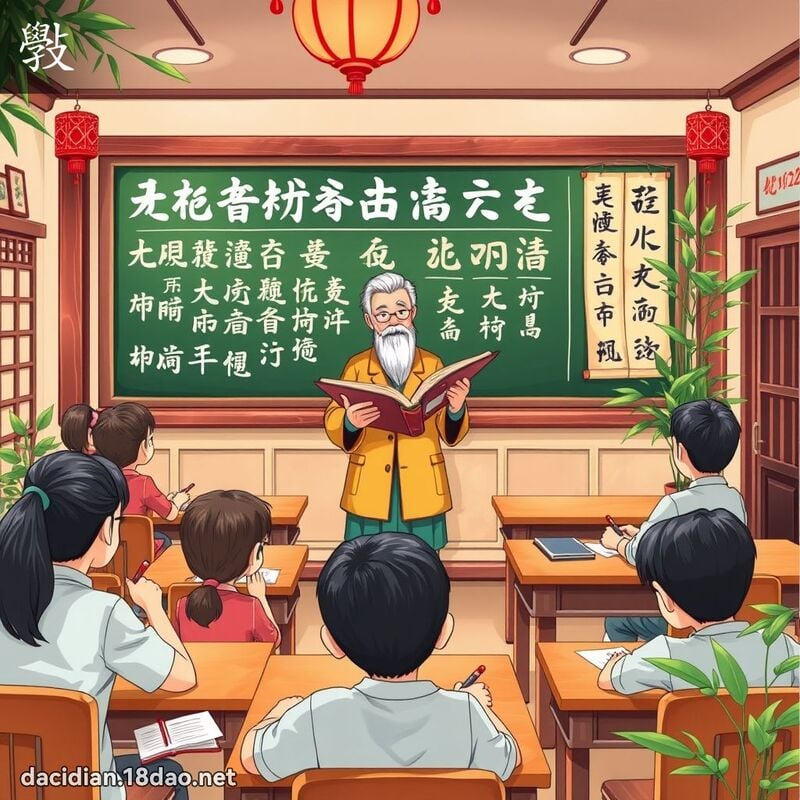 汉字: 斅 (多音字)
