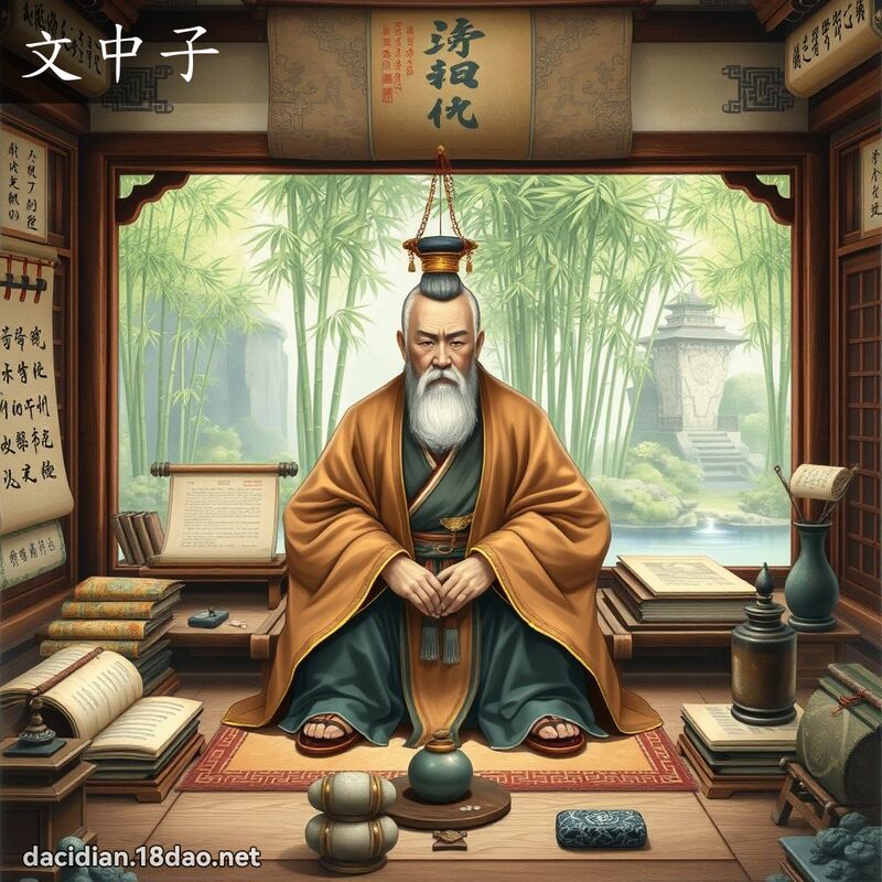 文中子 - 國語大辭典配圖
