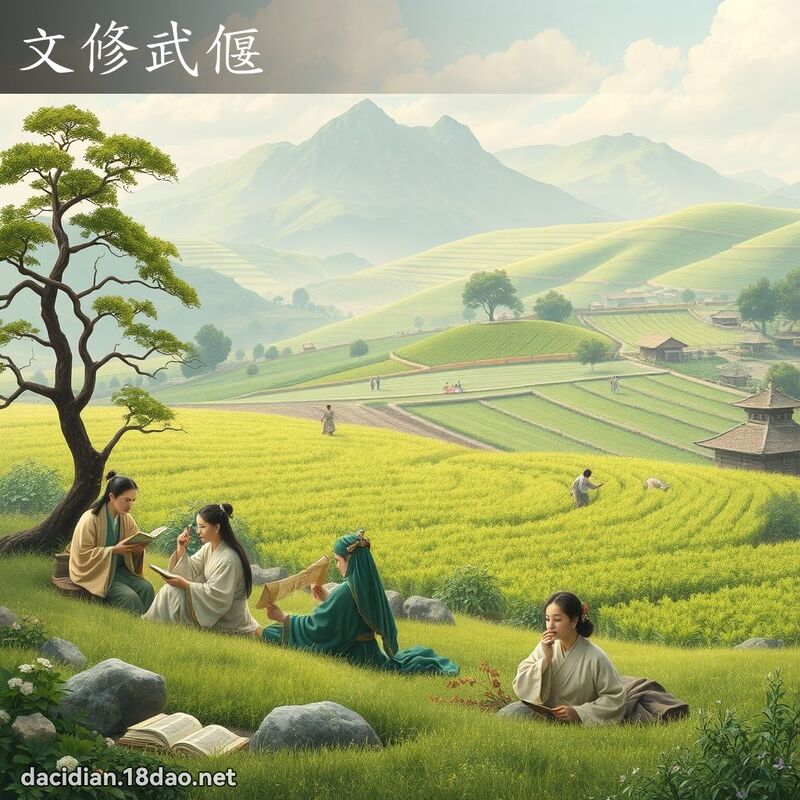 文修武偃 - 國語大辭典配圖