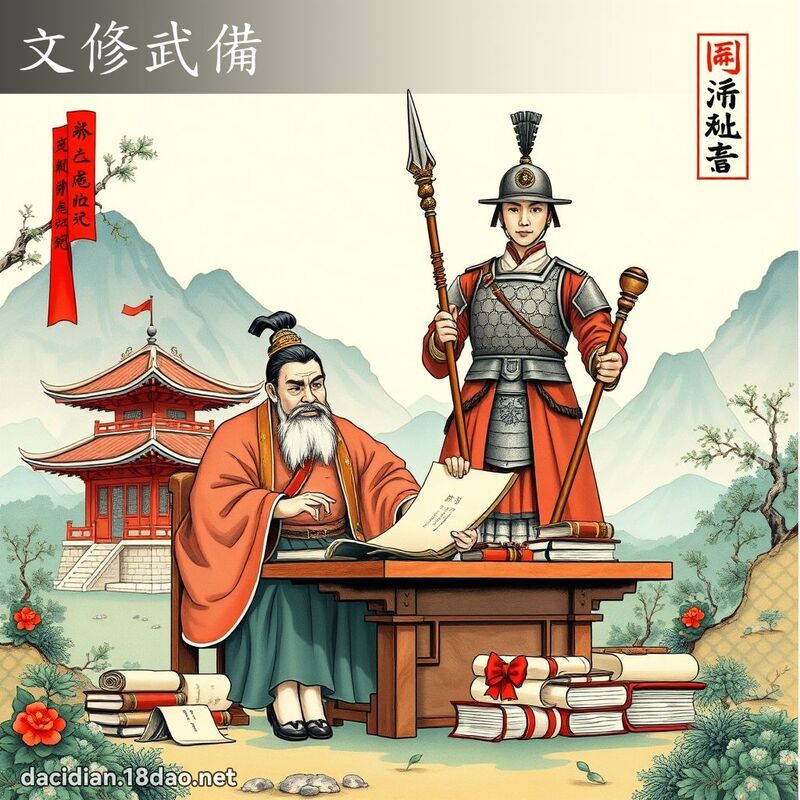 文修武備 - 國語大辭典配圖