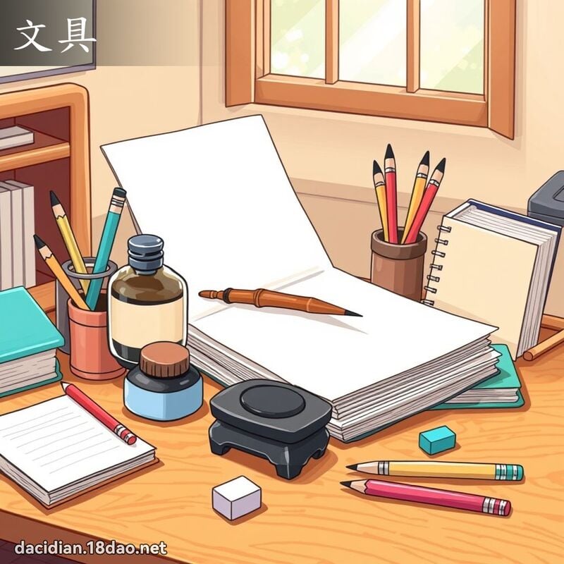 文具 - 国语大辞典配图