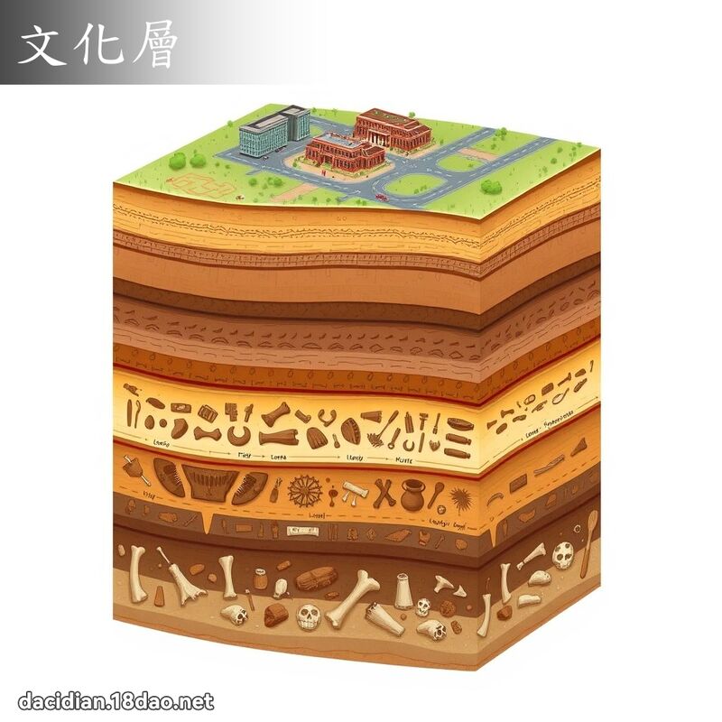 文化層 - 國語大辭典配圖