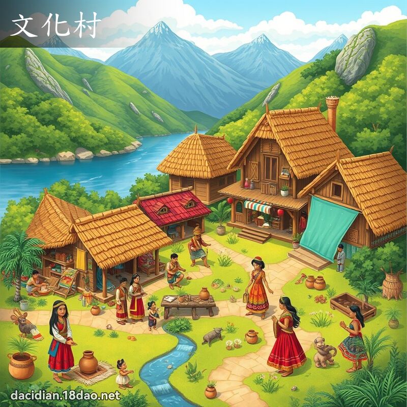 文化村 - 国语大辞典配图