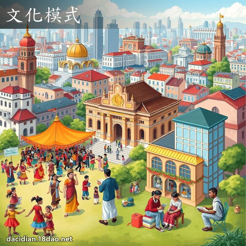 文化模式 - 國語大辭典配圖