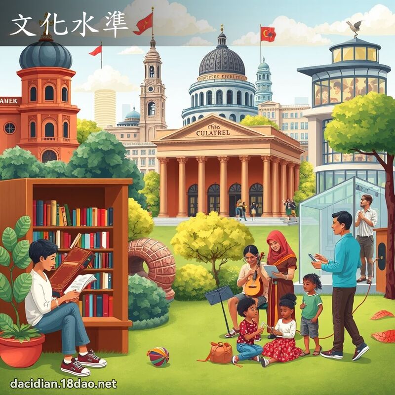 文化水準 - 國語大辭典配圖