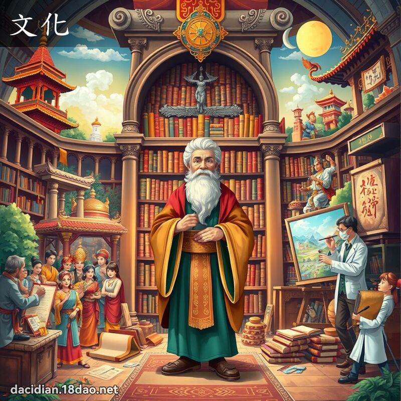 文化 - 國語大辭典配圖