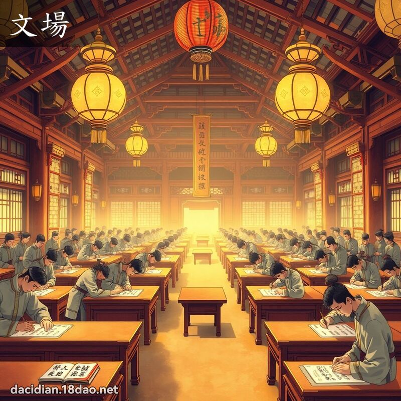 文場 - 國語大辭典配圖