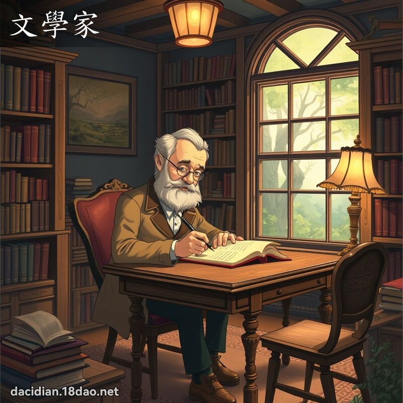 文学家 - 国语大辞典配图