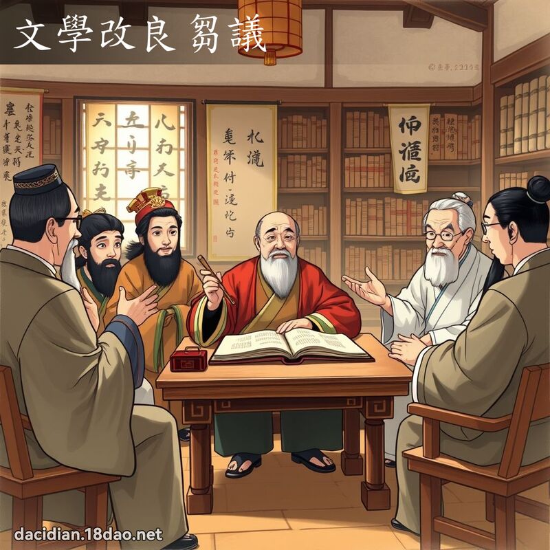 文学改良芻议 - 国语大辞典配图