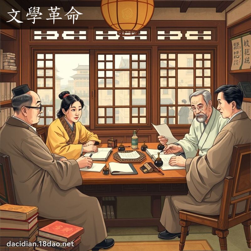 文學革命 - 國語大辭典配圖