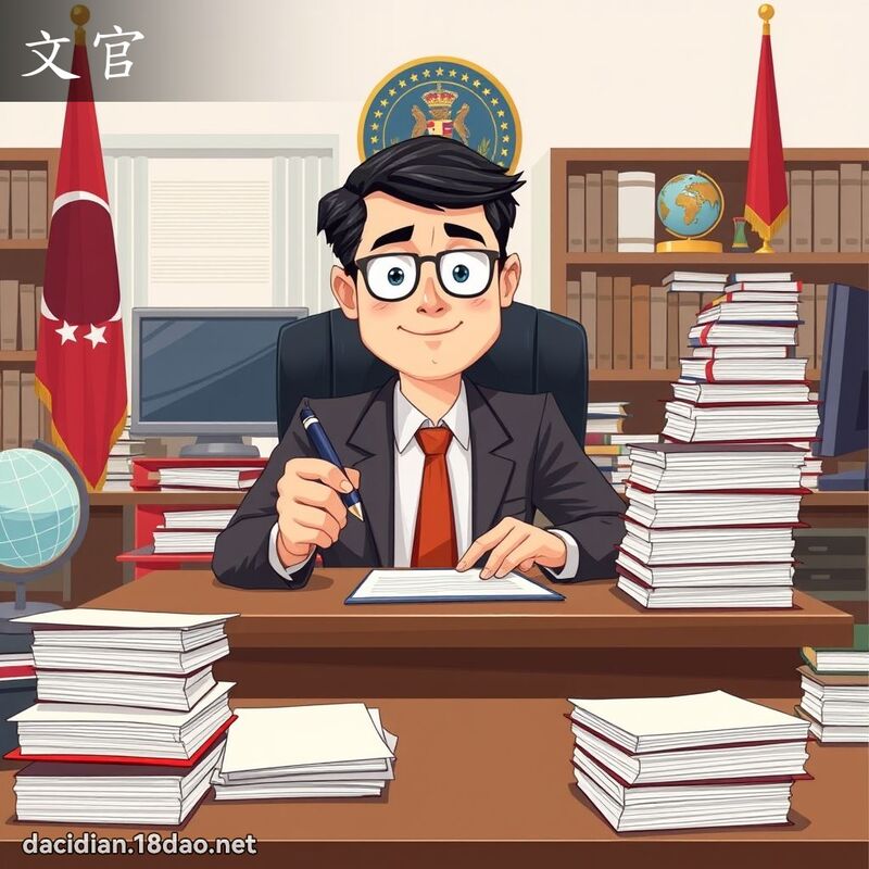 文官 - 國語大辭典配圖