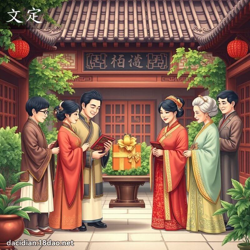 文定 - 國語大辭典配圖