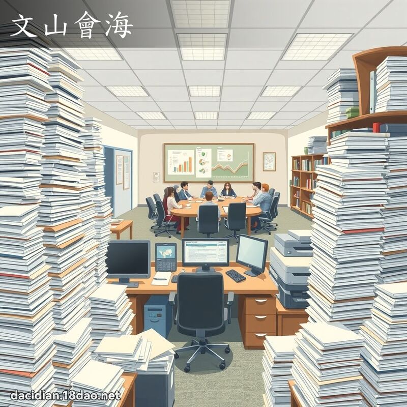 文山會海 - 國語大辭典配圖