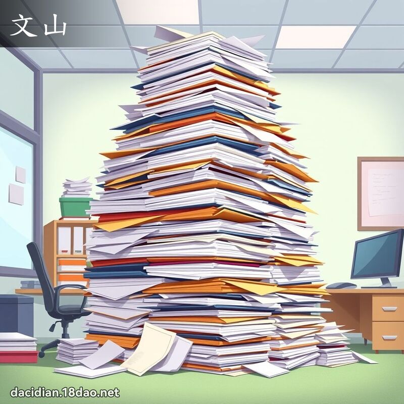 文山 - 國語大辭典配圖