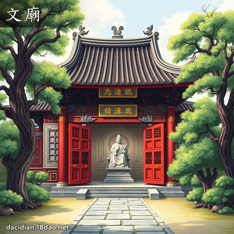 文廟 - 國語大辭典配圖