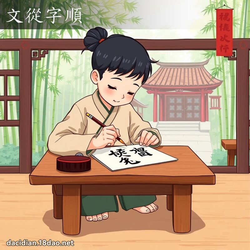 文從字順 - 國語大辭典配圖