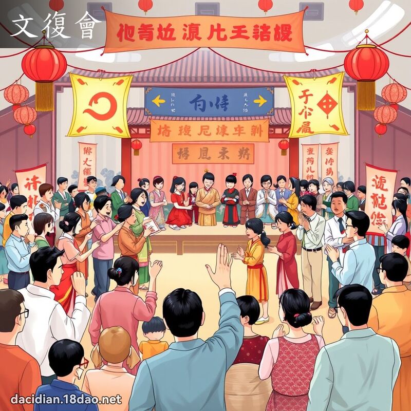 文復会 - 国语大辞典配图