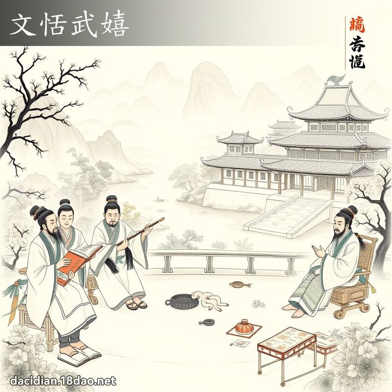文恬武嬉 - 國語大辭典配圖