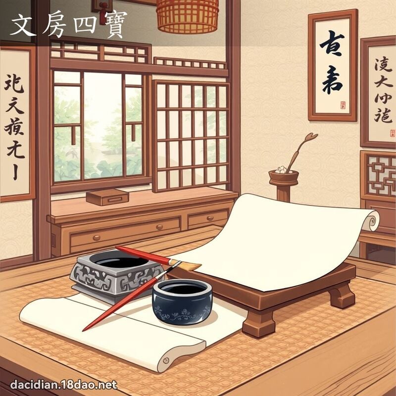 文房四寶 - 國語大辭典配圖