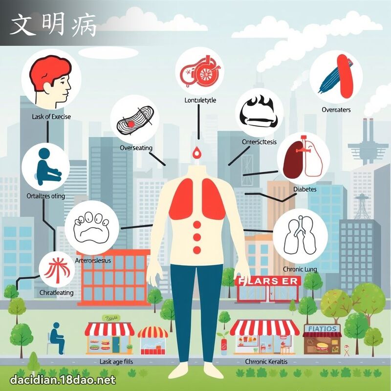 文明病 - 國語大辭典配圖
