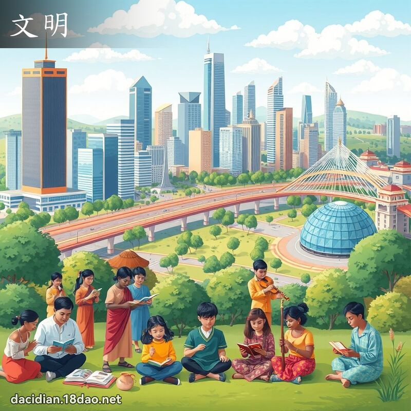 文明 - 国语大辞典配图