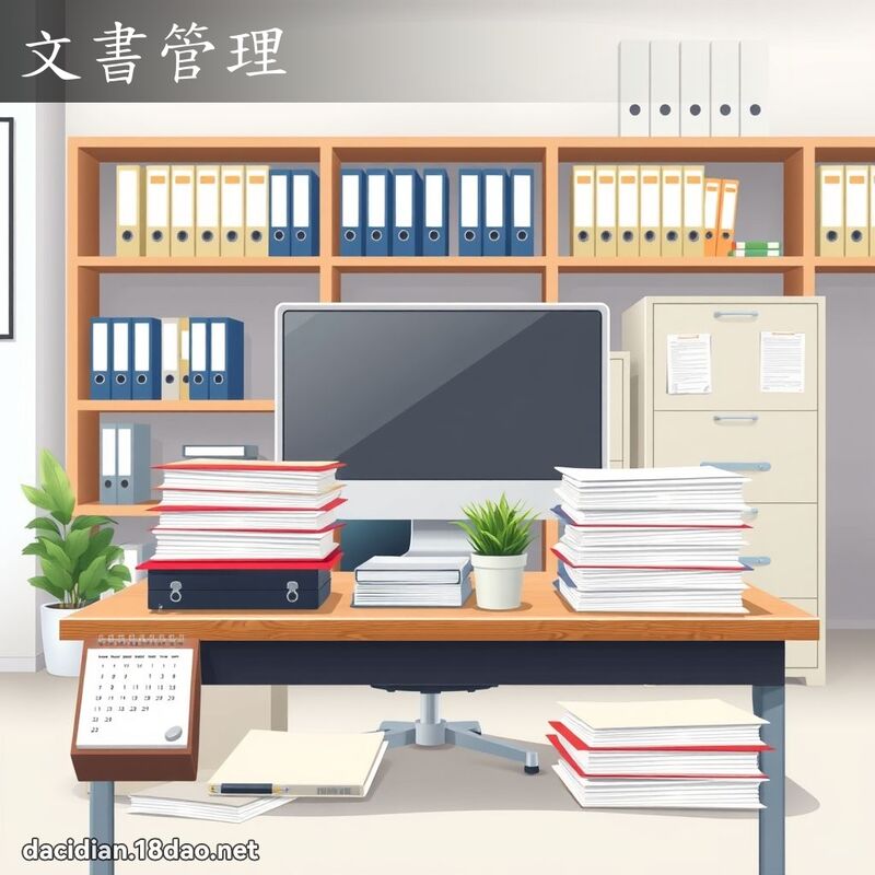 文書管理 - 國語大辭典配圖