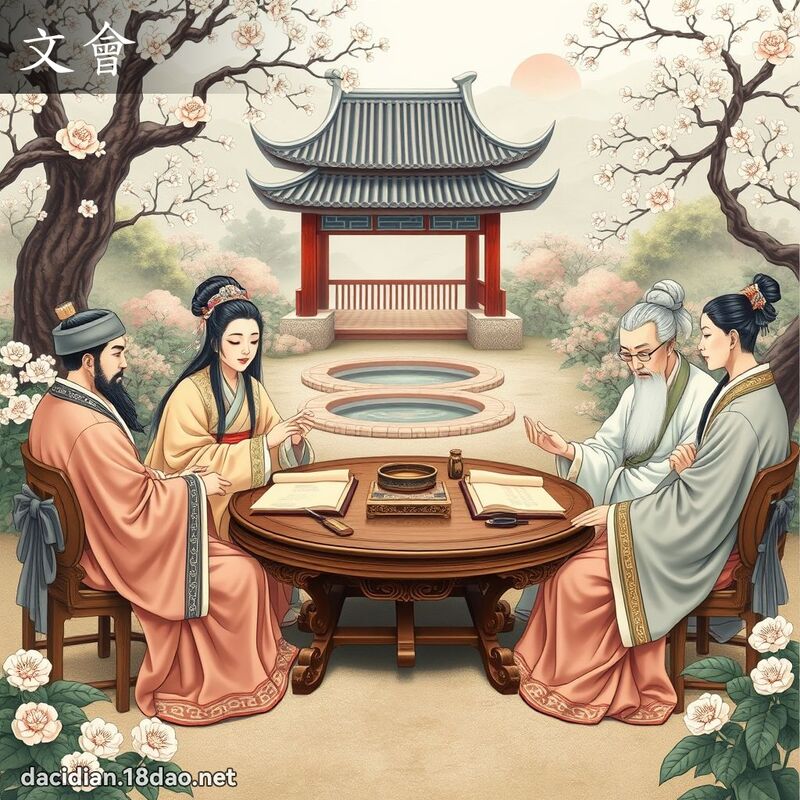 文会 - 国语大辞典配图