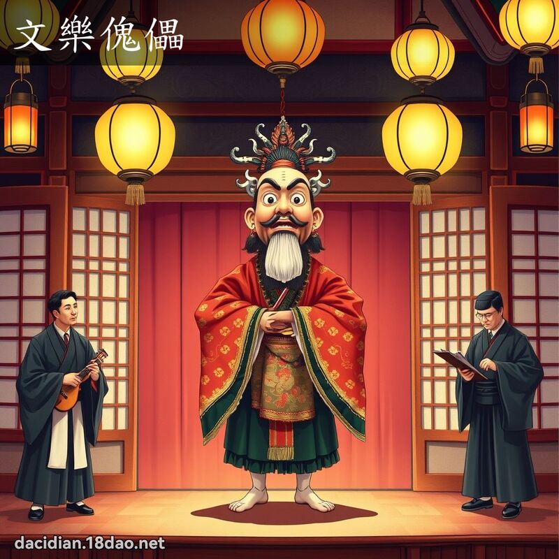 文樂傀儡 - 國語大辭典配圖