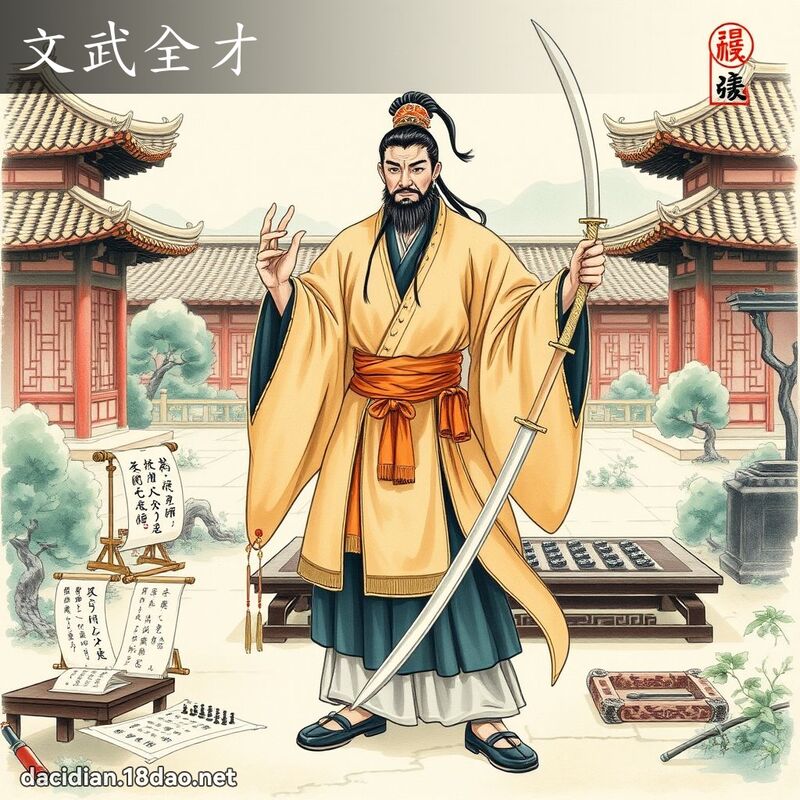 文武全才 - 國語大辭典配圖
