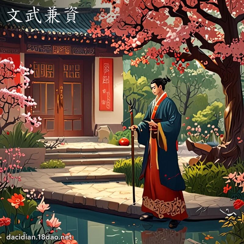 文武兼資 - 國語大辭典配圖