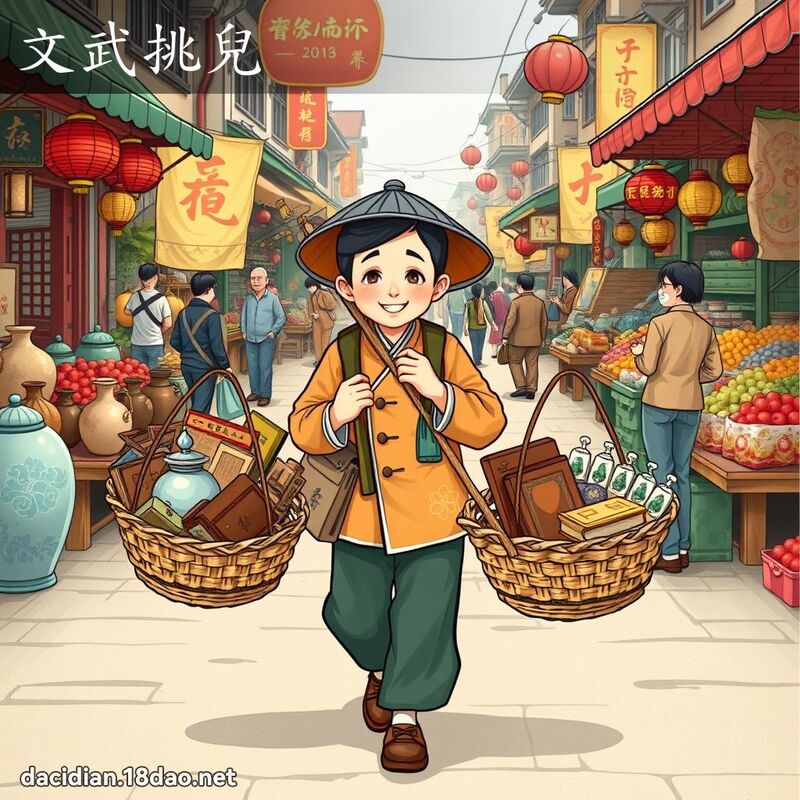 文武挑儿 - 国语大辞典配图