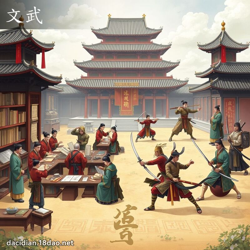 文武 - 國語大辭典配圖