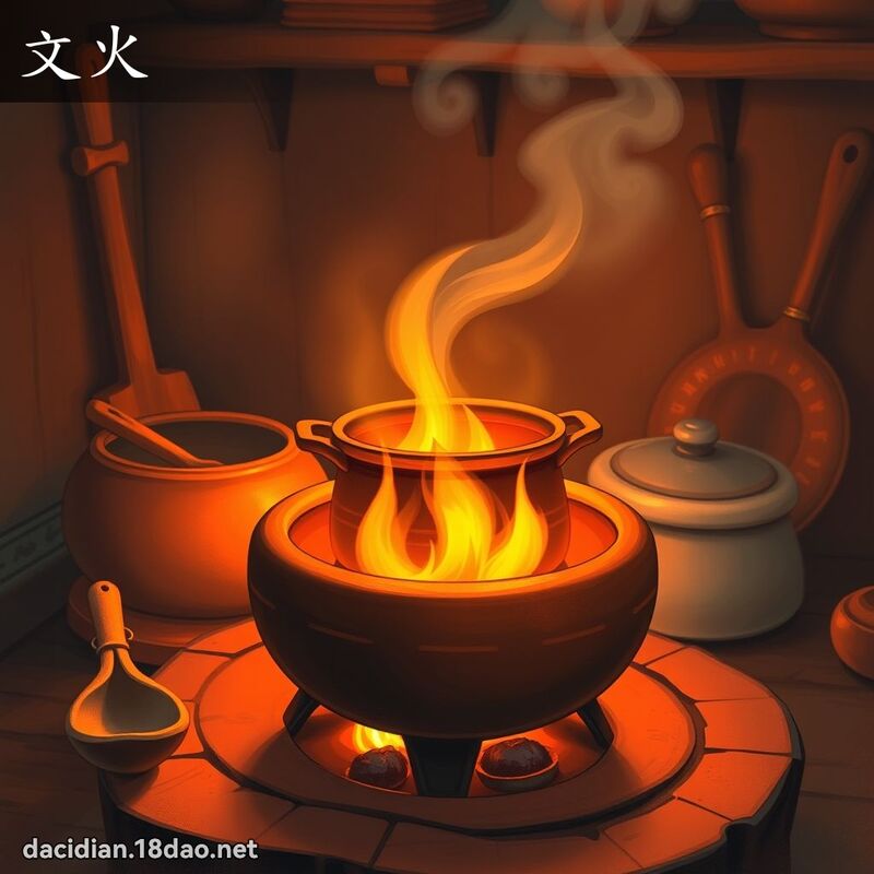 文火 - 国语大辞典配图