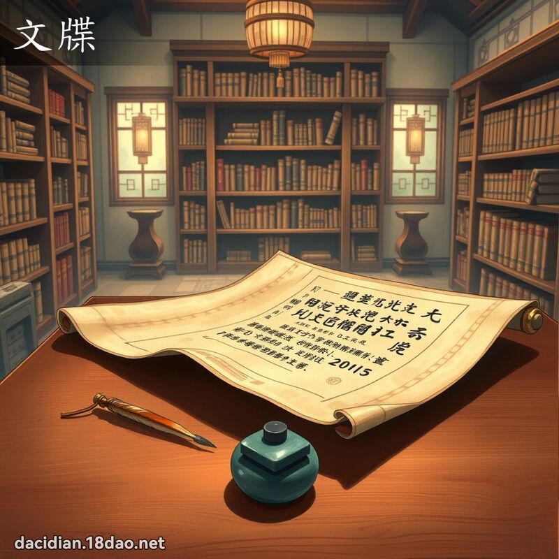 文牒 - 國語大辭典配圖