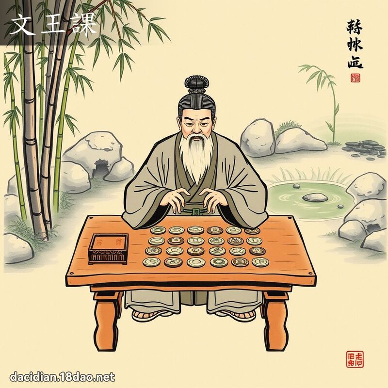 文王课 - 国语大辞典配图