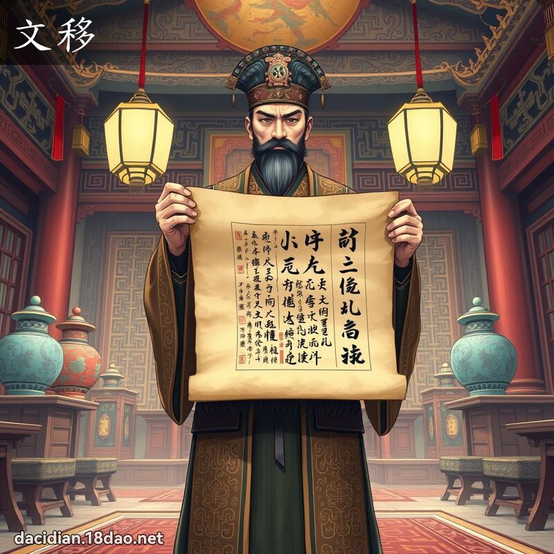 文移 - 國語大辭典配圖