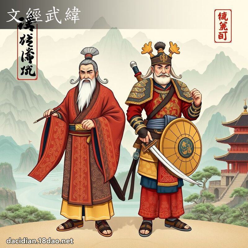 文经武纬 - 国语大辞典配图