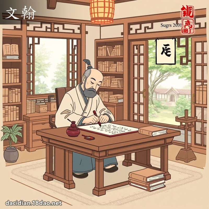 文翰 - 國語大辭典配圖