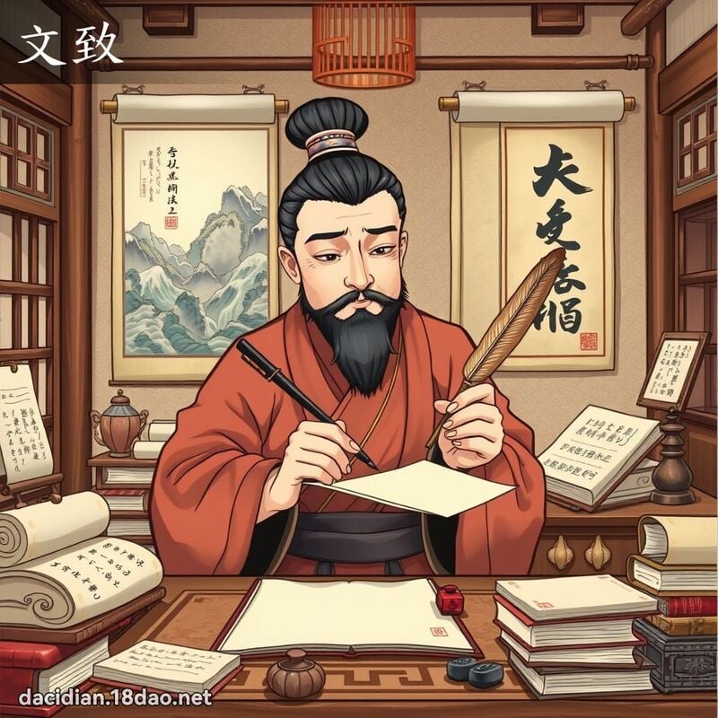 词语: 文致 (多意词)