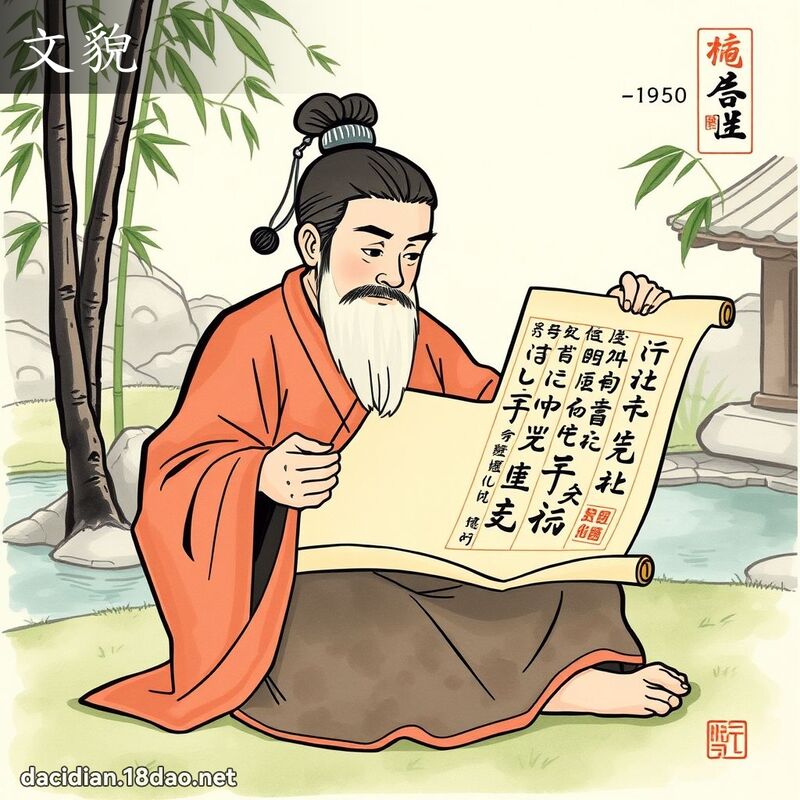 文貌 - 国语大辞典配图
