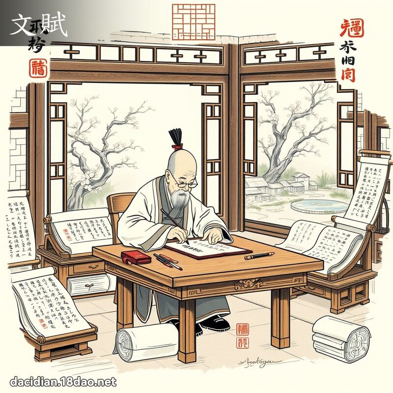 文賦 - 國語大辭典配圖