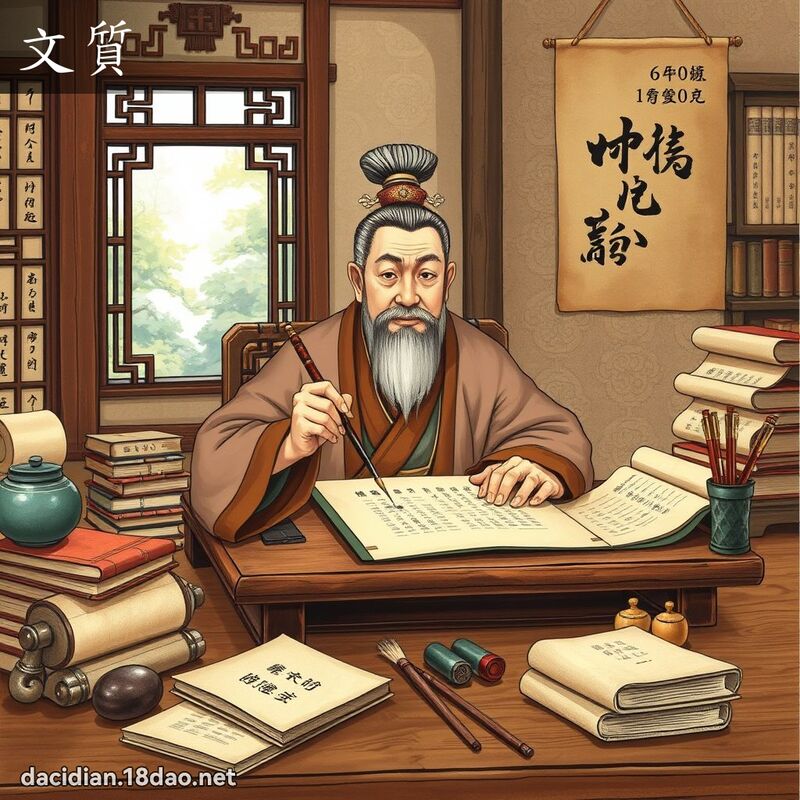 文質 - 國語大辭典配圖