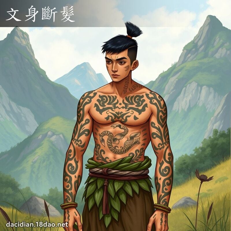 文身断发 - 国语大辞典配图