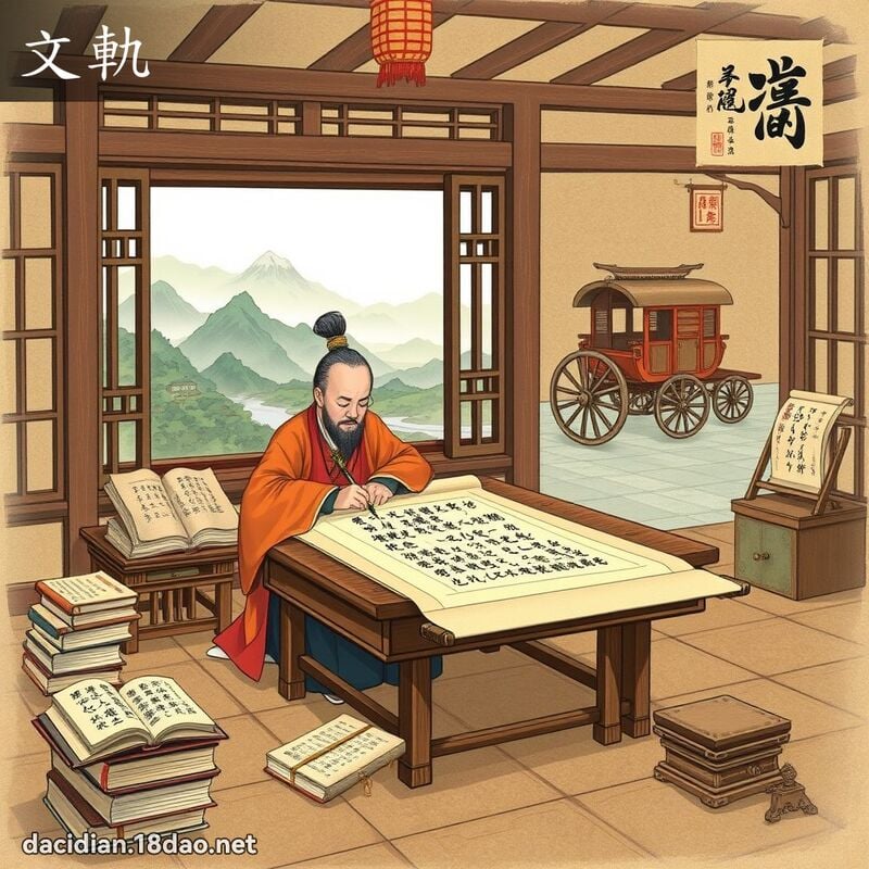 文軌 - 國語大辭典配圖