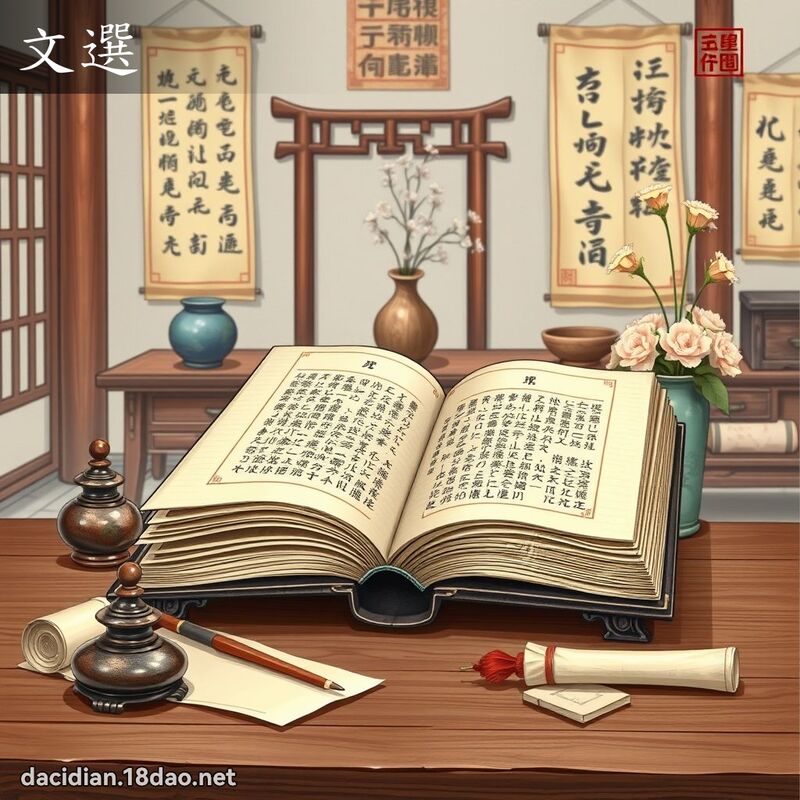 文选 - 国语大辞典配图