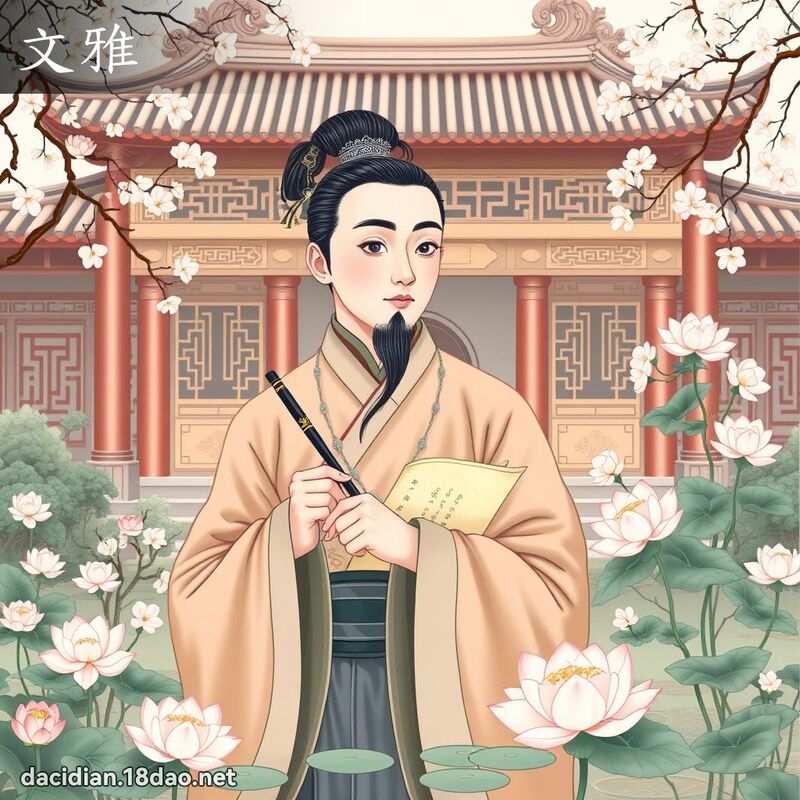 文雅 - 國語大辭典配圖