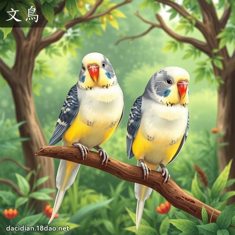 文鳥 - 國語大辭典配圖