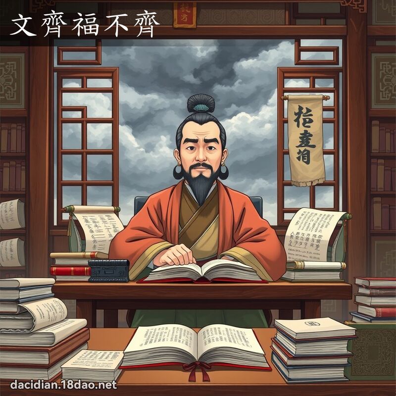 文齊福不齊 - 國語大辭典配圖