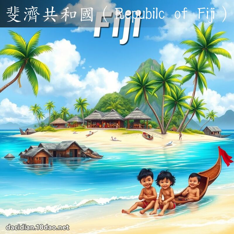 斐济共和国（Repubilc of Fiji） - 国语大辞典配图