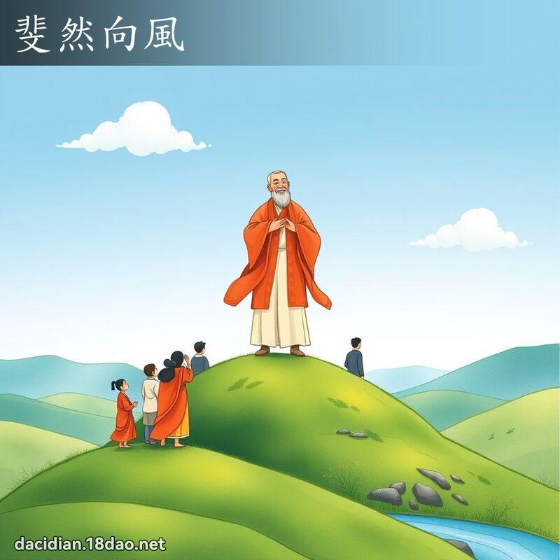 斐然向風 - 國語大辭典配圖